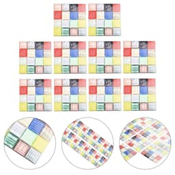 image-10pcs Self Adhesive Wall-Tiles For Kitchen Bedroom Bathroom Walls Backsplashes Waterproof 3D Mosaic Tiles Sticker