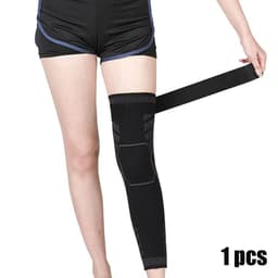 image-BraceTop Long Leg Compression Sleeves,Full Leg Sleeve Long Knee Brace Knee Support Protect Basketball,Football, Knee Pain Relief
