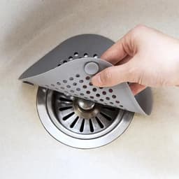 image-Bathroom Shower Hair Filter Kitchen Sink Plug Sink Filter Bathroom Accessories Floor Drain Plug Silicone Bathroom Accessories