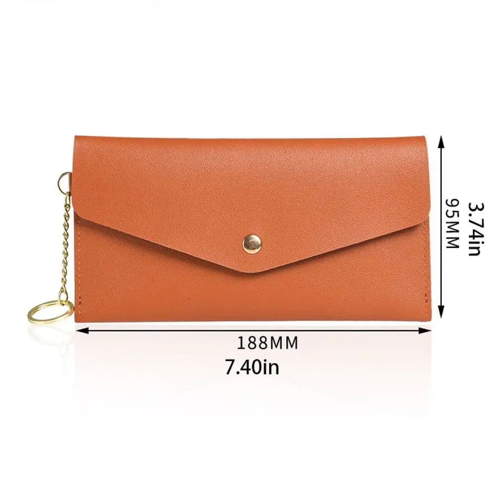 image-Portable Ins Phone Bags Rectangle PU Leather Phone Bag Birthday Gifts Card Holder Women Wallets Coin Purse Purse Wallets