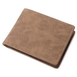 image-2023 New Wallet Men Short Dollar Clip Zipper Simple Soft Leather Lightweight