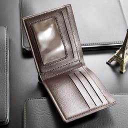image-2023 New Wallet Men Short Dollar Clip Zipper Simple Soft Leather Lightweight