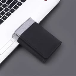image-New Mini Three-fold Men Wallet Card Holder Purse Coin Pouch Card Holder Short Vertical PU Leather Wallet Change Money Pouch