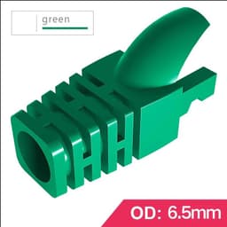 image-OULLX RJ-45 CAT6 CAT5e Adapter Cap Ethernet Network Cable Connector Plugs RJ45 Caps Cat 5 CAT6 Protective Sleeve Multicolour