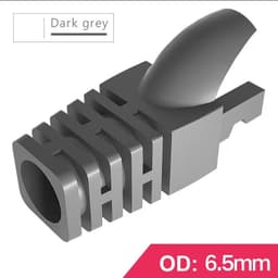 image-OULLX RJ-45 CAT6 CAT5e Adapter Cap Ethernet Network Cable Connector Plugs RJ45 Caps Cat 5 CAT6 Protective Sleeve Multicolour