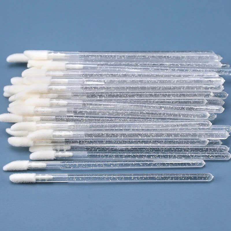 image-50Pcs Disposable Eyelash Brush Lashes Lipstick Micro Brushes Eyelash Extension Supplies Applicator Cleaner Beauty Makeup Tools