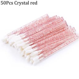 image-50Pcs Disposable Eyelash Brush Lashes Lipstick Micro Brushes Eyelash Extension Supplies Applicator Cleaner Beauty Makeup Tools