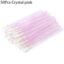 image-50Pcs Disposable Eyelash Brush Lashes Lipstick Micro Brushes Eyelash Extension Supplies Applicator Cleaner Beauty Makeup Tools