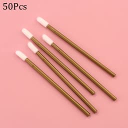 image-50Pcs Disposable Eyelash Brush Lashes Lipstick Micro Brushes Eyelash Extension Supplies Applicator Cleaner Beauty Makeup Tools