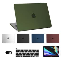 image-2024 New Ultra Thin Hard Shell Laptop Case For Macbook Air 13 Case For Macbook Pro 14 M3 M2 M1 Chip Air 13 13.6 15 A2941 Cover