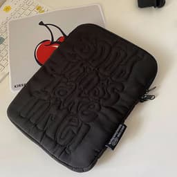 image-Embroidery Pattern Cute Shockproof Laptop Sleeve Case Bag 11 13 14 Inch For Macbook Ipad For Samsung Laptop And Tablet Pouch