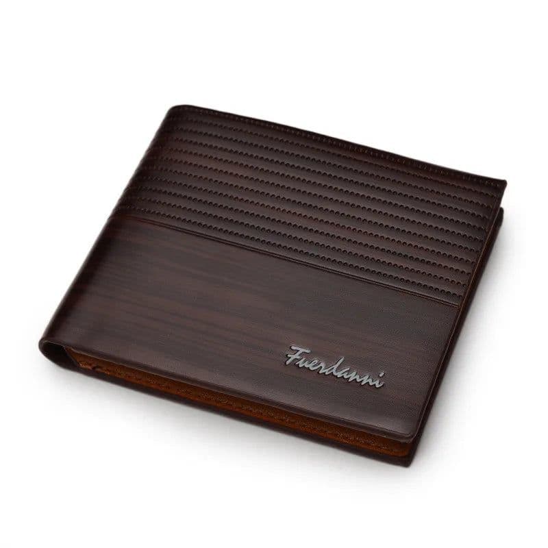 image-2022 Vintage Men Leather Wallet Brand Luxury Short Slim Male Purses Money Clip Credit Card Dollar Price Portomonee Carteria