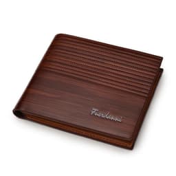 image-2022 Vintage Men Leather Wallet Brand Luxury Short Slim Male Purses Money Clip Credit Card Dollar Price Portomonee Carteria