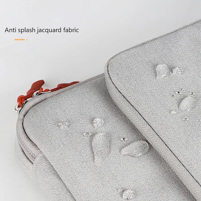 image-Laptop Bag for MacBook 2023 Air 15 A2941 Case M2 Pro 13 14 15.4 Shockproof and Waterproof Fabric Handbag for MacBook 13.3 Inch