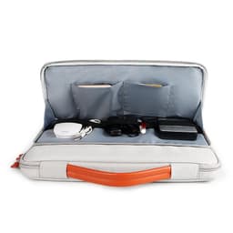 image-Laptop Bag for MacBook 2023 Air 15 A2941 Case M2 Pro 13 14 15.4 Shockproof and Waterproof Fabric Handbag for MacBook 13.3 Inch