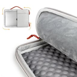 image-Laptop Bag for MacBook 2023 Air 15 A2941 Case M2 Pro 13 14 15.4 Shockproof and Waterproof Fabric Handbag for MacBook 13.3 Inch