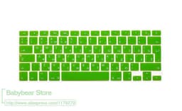 image-US EU Euro RU Russian Letter Keyboard Cover For Macbook Air Pro Retina 13 15 Laptop Russia Protector skin For iMac 13.3 15.4