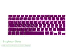 image-US EU Euro RU Russian Letter Keyboard Cover For Macbook Air Pro Retina 13 15 Laptop Russia Protector skin For iMac 13.3 15.4