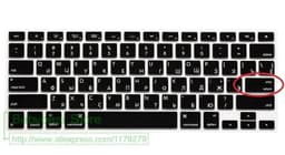image-US EU Euro RU Russian Letter Keyboard Cover For Macbook Air Pro Retina 13 15 Laptop Russia Protector skin For iMac 13.3 15.4