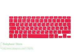image-US EU Euro RU Russian Letter Keyboard Cover For Macbook Air Pro Retina 13 15 Laptop Russia Protector skin For iMac 13.3 15.4