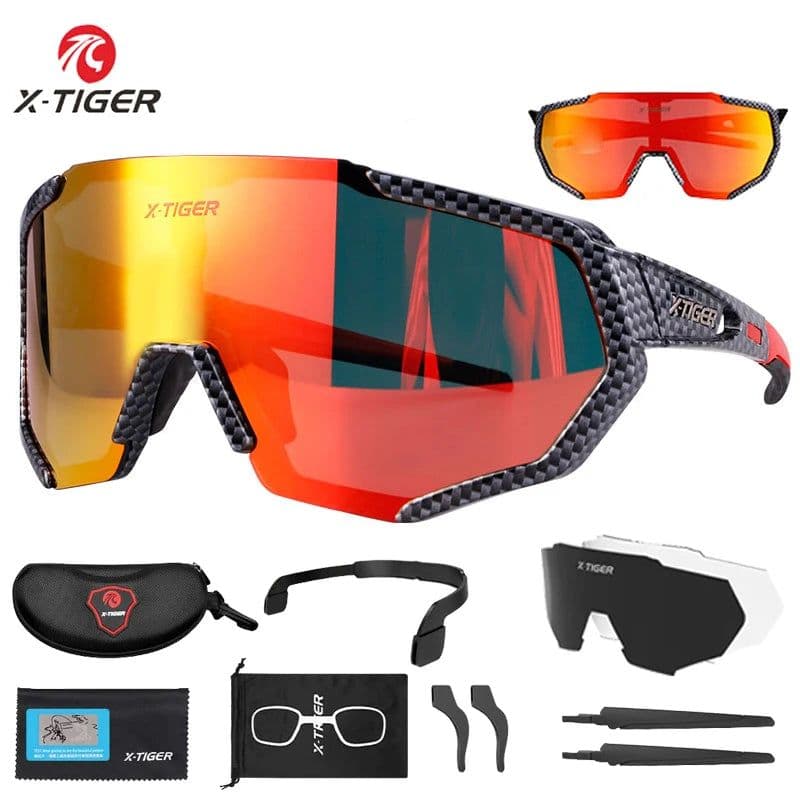 image-X-TIGER Women Polarized Cycling SunGlasses MTB Bicycle Cycling Eyewear Ciclismo Men Cycling Glasses Mountain Racing Bike Goggles