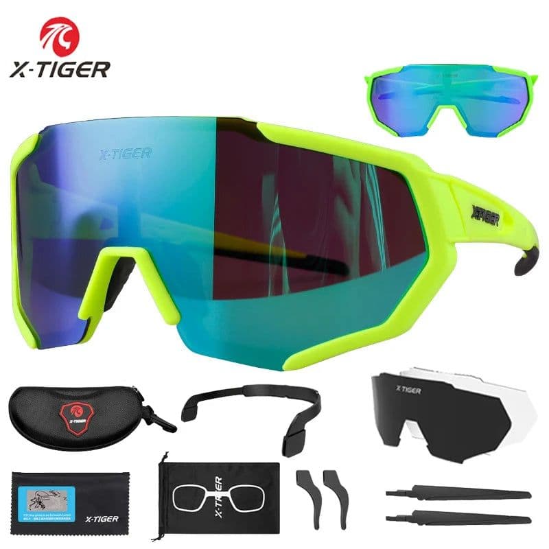 image-X-TIGER Women Polarized Cycling SunGlasses MTB Bicycle Cycling Eyewear Ciclismo Men Cycling Glasses Mountain Racing Bike Goggles