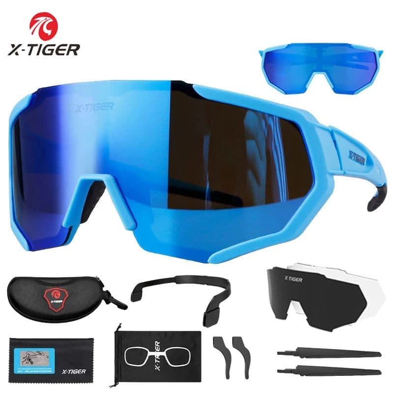 image-X-TIGER Women Polarized Cycling SunGlasses MTB Bicycle Cycling Eyewear Ciclismo Men Cycling Glasses Mountain Racing Bike Goggles