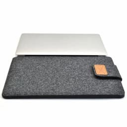image-Felt Sleeve Slim Tablet Case Cover Bag for MacBooks Air Pro 11 13 15 Inch Solid Color Tablet Storage Bag