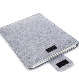 image-Felt Sleeve Slim Tablet Case Cover Bag for MacBooks Air Pro 11 13 15 Inch Solid Color Tablet Storage Bag