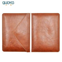 image-Laptop Bag Case Microfiber Leather Sleeve For MacBook Pro Retina & Air 12 13 14 15 16 Dual Pocket Envelope Style