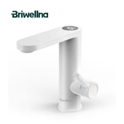 image-Briwellna Water Heater 220V 2 in 1 Basin Faucet Cold and Hot Water Tap Tankless Water Heater Flowing Eectric Faucet Heated Mixer