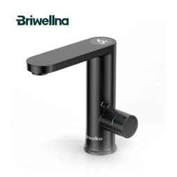 image-Briwellna Water Heater 220V 2 in 1 Basin Faucet Cold and Hot Water Tap Tankless Water Heater Flowing Eectric Faucet Heated Mixer