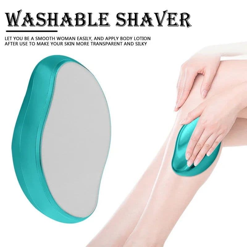 image-Crystal Physical Hair Removal Eraser Glass Hair Remover Painless Epilator Easy Cleaning Reusable Body Care Depilation Tool Hot