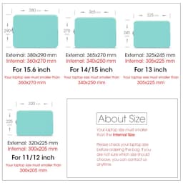 image-Laptop Bag Notebook Case Tablet Cover Sleeve 11" 12" 13" 15" 15.6" For Macbook Matebook Retina 14 inch for Xiaomi Huawei HP Dell