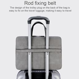 image-Laptop Bag 13 14 15 15.6 inch Handbag Women Notebook Bag For Macbook Air Pro 16 Case Xiaomi Asus PU Leather Luxury Computer Bag