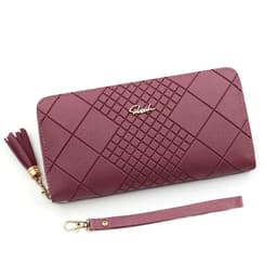 image-Zipper Money Coin Purse Women Card Holder Long PU Leather Clutch Wallet Large Capacity Lady Wristlet Phone HandBags Money Pocket