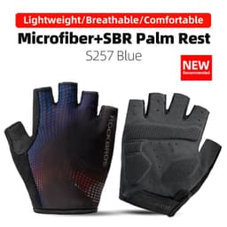 image-ROCKBROS Cycling Gloves Half Finger Shockproof Breathable MTB Road Bicycle Gloves Men Women Sports Wear Resistant Bike Equipment