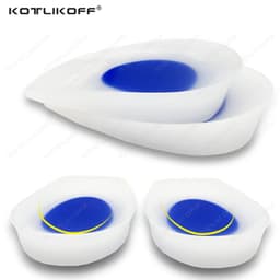 image-Medical Silicone Insoles For Heel Protector Inserts Heel Spur Pads For Relief Plantar Fasciitis Heel Pain Reduce Pressure