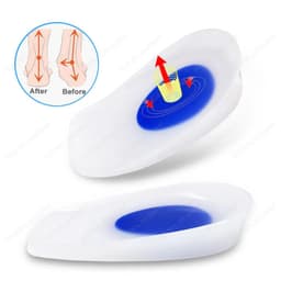 image-Medical Silicone Insoles For Heel Protector Inserts Heel Spur Pads For Relief Plantar Fasciitis Heel Pain Reduce Pressure