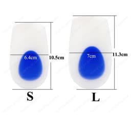 image-Medical Silicone Insoles For Heel Protector Inserts Heel Spur Pads For Relief Plantar Fasciitis Heel Pain Reduce Pressure