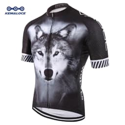 image-KEMALOCE Cycling Jersey 2022 Wolf Pro Unisex Cyclist Sport Original Summer Men Bike Wear Novelty 3D Printed Cycling Shirt Kits
