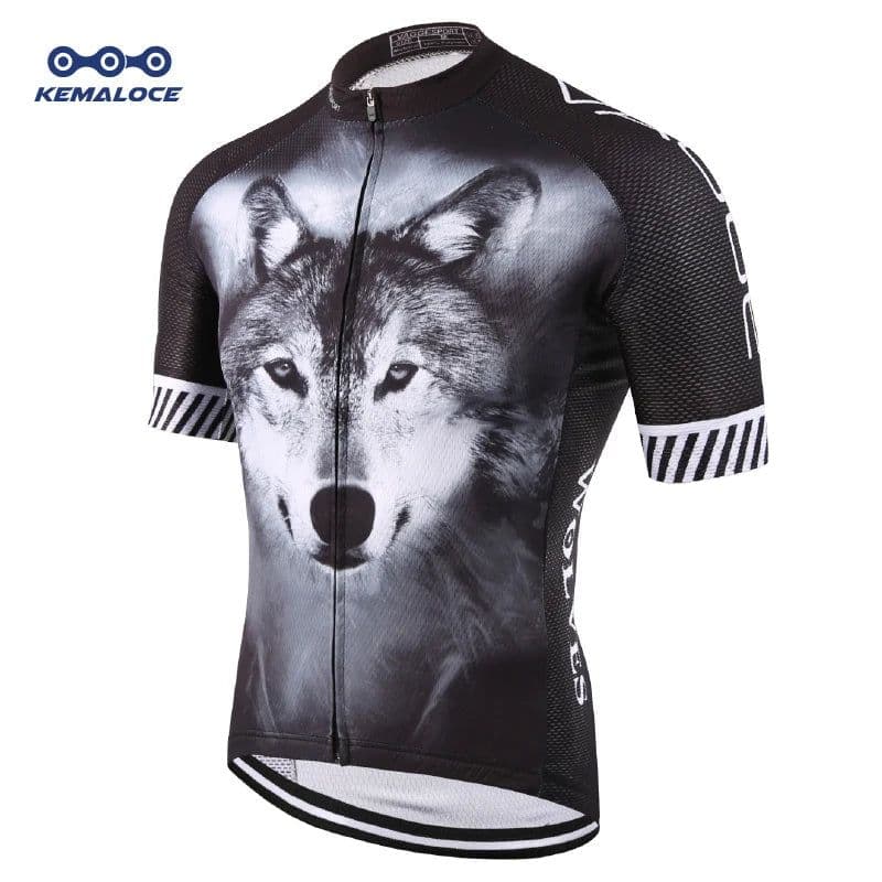 image-KEMALOCE Cycling Jersey 2022 Wolf Pro Unisex Cyclist Sport Original Summer Men Bike Wear Novelty 3D Printed Cycling Shirt Kits