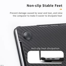 image-Carbon Fiber Laptop Case accessories For MacBook air M1 2020 Funda macbook air 13 case Macbook Pro 13 Case Pro 14 M3 M2 M1 cover
