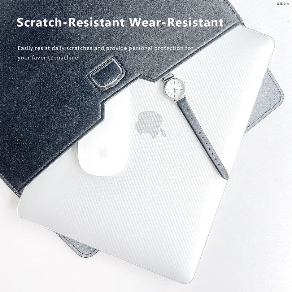 image-Carbon Fiber Laptop Case accessories For MacBook air M1 2020 Funda macbook air 13 case Macbook Pro 13 Case Pro 14 M3 M2 M1 cover