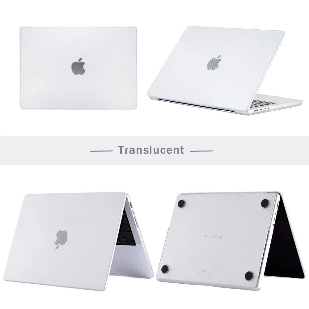 image-Carbon Fiber Laptop Case accessories For MacBook air M1 2020 Funda macbook air 13 case Macbook Pro 13 Case Pro 14 M3 M2 M1 cover