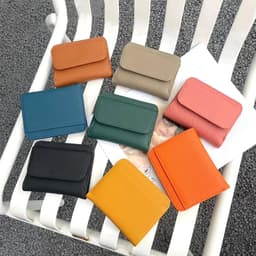 image-Genuine Leather Wallets For Women Custom Initials Cowhide Coin Purse Card Bag Engrave Name DIY Gift Luxury Small Lady Wallet