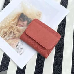 image-Genuine Leather Wallets For Women Custom Initials Cowhide Coin Purse Card Bag Engrave Name DIY Gift Luxury Small Lady Wallet