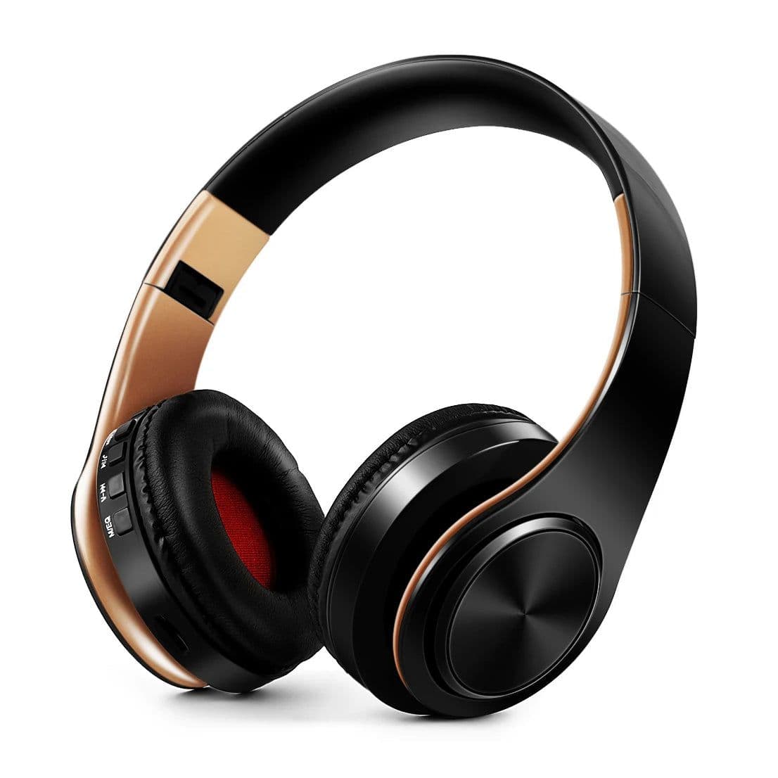 image-HIFI Stereo Earphones Bluetooth Headphone Music Headset FM and Support SD Card with Mic for Mobile Xiaomi Iphone Sumsamg Tablet