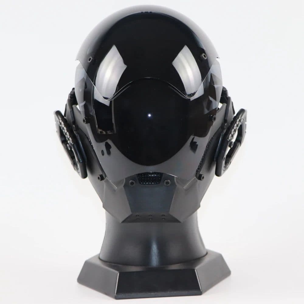 image-Cyberpunk Mask Diy Handmade Custom Personalized Cosplay Masks Mechanical Sci-fi Gear Fit for Dj Music Festiva Halloween