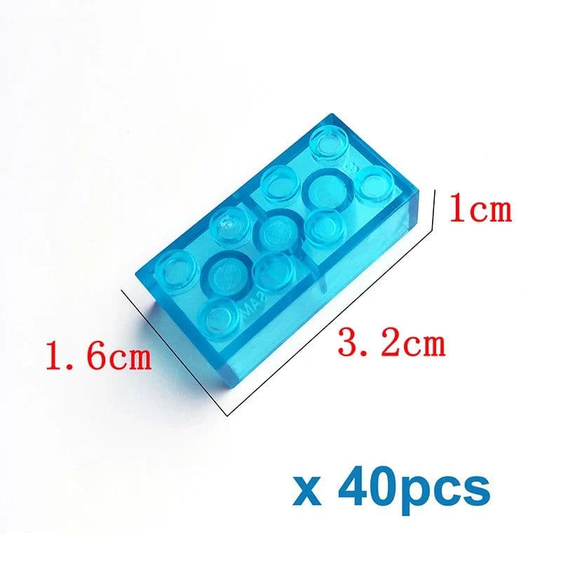 image-DIY Building Blocks Thick Transparent Figures Bricks Educational Creative Toys for Children Gifts Size Compatible With Brand
